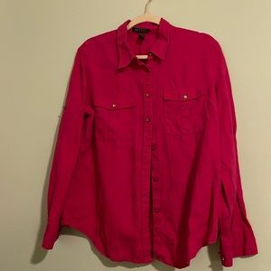 Vintage women’s Lauren Ralph Lauren button down shirt